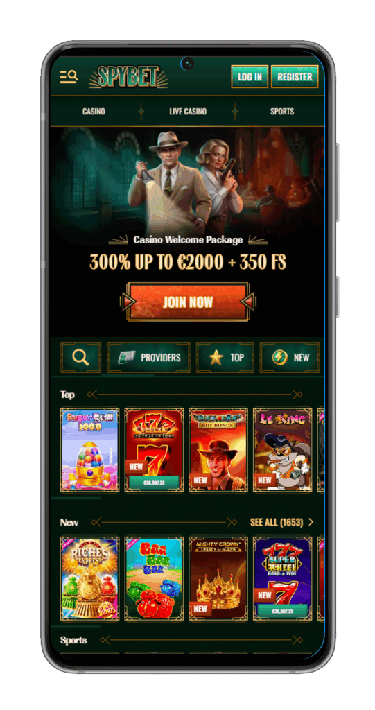 app spybet casino mobile