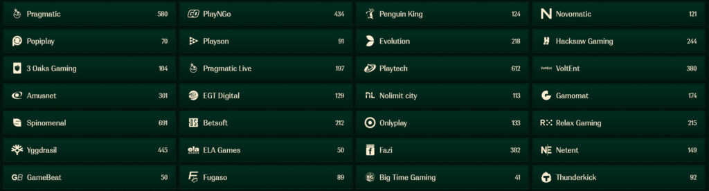providers SpyBet casino